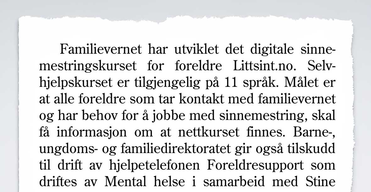 Familievernet utklipp